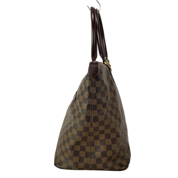 LOUIS VUITTON Saleya GM Ebene Damier - Unclear Handbag Damier Canvas 877-042525 - Picture 3 of 14